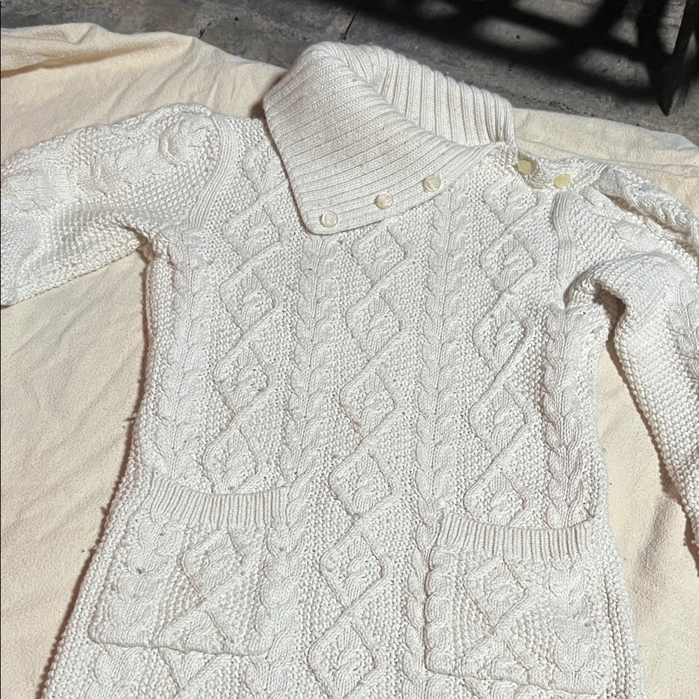 Ralph Lauren Cream Knit Sweater - Picture 3 of 8